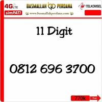 Gambar nomorcantik simpati 4g 11 digit ratusan 00 0812 696 3700 d11b dari basmallah PERDANA undefined 1 Tokopedia