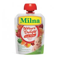 Gambar Milna Fruit Puree Apple And Peach 80G dari Hypermart Palu dua undefined 1 Tokopedia