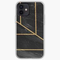 Gambar Custom Case iphone 11 12 Pro Max Black Marble and Gold Art Deco Desig dari SovasStore undefined 1 Tokopedia