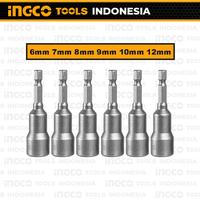 Gambar 6Pcs Magnet Hex Nut (6-12mm) INGCO AMN65061 Kunci Mata Bor Sok Roofing dari INGCO Tools by GUNKA undefined 2 Tokopedia