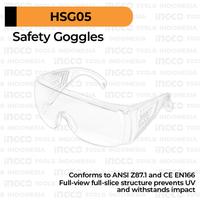 Gambar Safety Goggles INGCO HSG05 Goggle - Google Kacamata Kaca Mata Proyek Tukang Teknisi Gerinda Bubut dari INGCO Tools by GUNKA undefined 1 Tokopedia