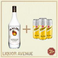 Gambar MALIBU Coconut Caribbean Rum 700ml + 3 Can Tonic Water dari Liquor Avenue_NEW undefined 1 Tokopedia