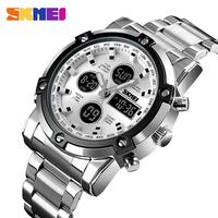 Gambar Jam Tangan Pria Anti Air Analog Digital Casual Rantai Krepyak Original - Hitam dari Model Jam Tangan undefined 2 Tokopedia