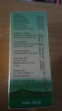 Gambar Obat Panas Dalam Herbal China Yin Hua Extract dari lintang pinot undefined 3 Tokopedia