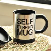 Gambar Automatic Self Stirring Coffee Cup / Gelas Otomatis - Silver dari SEMURGET undefined 2 Tokopedia