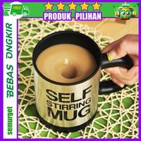 Gambar Automatic Self Stirring Coffee Cup / Gelas Otomatis - Silver dari SEMURGET undefined 1 Tokopedia