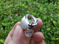 Gambar Ring Cincin Perak Hongkong 925 Kombinasi Zircon Mewah PRK046 Murah dari salafinta undefined 5 Tokopedia