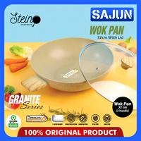 Gambar STEIN PAKET CARRARA Granite Greblon Set Wok Pan 32cm & Sauce Pan 18cm - PAKETCARRARA dari Sajun Electronic Tangerang undefined 1 Tokopedia