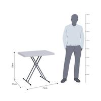 Gambar INFORMA - MEJA LIPAT OUTDOOR - X-UP FOLDING TABLE GREY dari TokoIbnu2 undefined 3 Tokopedia