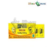 Gambar MY WELL PUREWAY-C 500MG (1 CATCHCOVER ISI 5 TABLET) dari Apotek Karunia Sehat Jaktim undefined 1 Tokopedia