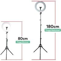 Gambar Ring Light LED Fotoplus RL-18 Max Pink / Ringlight LED GARANSI RESMI dari JPC Kemang undefined 2 Tokopedia