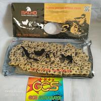 Gambar rantai motor warna emas,gold 428H-128L MACHO dari GCS SURABAYA SPAREPART MACHO undefined 3 Tokopedia