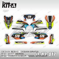 Gambar Decal kawasaki KLX 250 MOTIF MOTIF ROAD RACE FULL COLOR - Ekonomis dari Decal Kita jogja undefined 2 Tokopedia
