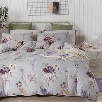 Gambar JuaI 2/3pcs Bedding Set Printed Flowers Comforter Quilt Cover dari Indos Store undefined 2 Tokopedia