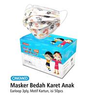 Gambar Masker Medis Karet Anak OneMed Box Isi 50Pcs dari Rumah Alkes 7 undefined 3 Tokopedia