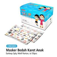 Gambar Masker Medis Karet Anak OneMed Box Isi 50Pcs dari Rumah Alkes 7 undefined 2 Tokopedia