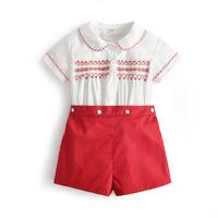 Gambar Baby Boy Clothing Sets Infants Newborn Hand Made Smocked dari Lovre Goods Store undefined 4 Tokopedia