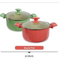 Gambar Kirin Tenun Anti Lengket Stock Pot 24 cm Panci Marble Non Stick dari Home Electro undefined 4 Tokopedia