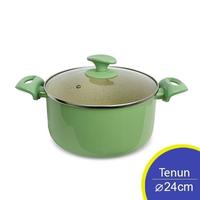 Gambar Kirin Tenun Anti Lengket Stock Pot 24 cm Panci Marble Non Stick dari Home Electro undefined 3 Tokopedia