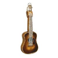 Gambar Old World Christmas 38010 Musical Instruments-Glitter Brown dari Home and Kitchen USA undefined 2 Tokopedia