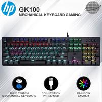 Gambar HP GK100 KEyboard Gaming Mechanical Rainbow Backlight dari THE KING 007 undefined 2 Tokopedia