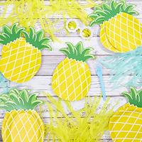Gambar Yellow Pineapple Paper Plates for Party Supplies(10 x 6 In, 48 Pack) dari Home and Kitchen USA undefined 3 Tokopedia