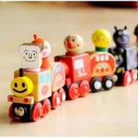 Gambar Wooden Anpanman Magnetic Train / Mainan Kereta Kayu Anpanman / Train dari ulpiyana sotrew undefined 3 Tokopedia