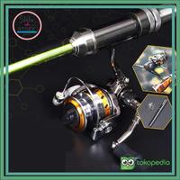 Gambar Reel Pancing Mini Spinning Fishing Reel 4.3:1 Gear Ratio MN100 dari SlaluAdaStock undefined 3 Tokopedia