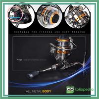 Gambar Reel Pancing Mini Spinning Fishing Reel 4.3:1 Gear Ratio MN100 dari SlaluAdaStock undefined 4 Tokopedia