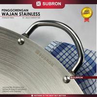 Gambar Subron Wajan Besar Stainless 47 cm Kuali Wok Tebal Penggorengan Masak dari Home Electro undefined 3 Tokopedia