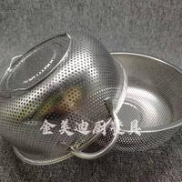 Gambar Baskom Keranjang Stainless Lubang Cuci Beras Buah Sayur Subron 22,5 cm dari Home Electro undefined 4 Tokopedia