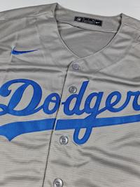 Gambar Baju Jersey Baseball MLB Los Angeles Dodgers Abu Abu Import Quality dari Jersey Basket Jakarta undefined 4 Tokopedia