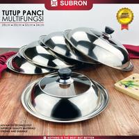 Gambar Subron Tutup Wajan Panci Multifungsi Kombinasi Stainless Kaca 34 cm dari Home Electro undefined 4 Tokopedia