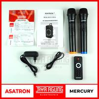 Gambar Speaker Portable Bluetooth Karaoke 2 Mic USB 12 Inch ASATRON MERCURY dari Jaya Agung Elektronik Bandung_NEW undefined 5 Tokopedia