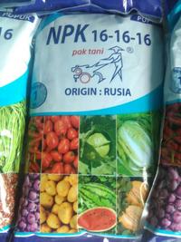 Gambar Pupuk NPK 16-16-16 origin Rusia harga grosir dari Dewi Sri Agro Cilacap undefined 1 Tokopedia