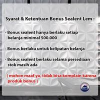 Gambar KRT 3D WALL PANEL PVC PREMIUM WALLPANEL 3D WALLPAPER DINDING DEKORASI - WP519 dari Karya Rumah Tangga undefined 3 Tokopedia