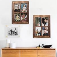 Gambar Rustic Wall Decor Wood Window Frames with Wreath Handmade Wall Art dari Home and Kitchen USA undefined 4 Tokopedia