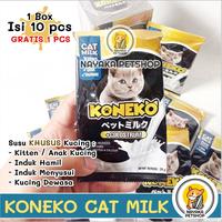 Gambar Koneko Cat Milk 1 Dus Box Isi 10 Sachet Susu Anak Kucing Indukan dari Nayaka Petshop undefined 3 Tokopedia