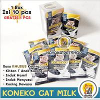 Gambar Koneko Cat Milk 1 Dus Box Isi 10 Sachet Susu Anak Kucing Indukan dari Nayaka Petshop undefined 1 Tokopedia