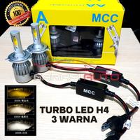 Gambar TURBO LED Lampu H4 Headlamp Avanza Xenia Agya Ayla Bohlam Utama Jauh dari adhiarta_store.id undefined 5 Tokopedia