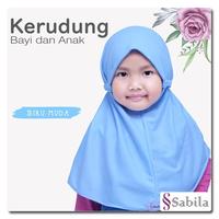 Gambar SABILA Jilbab Anak Perempuan Bahan Kaos Premium COD Gratis Ongkir - L, Putih dari Kanzata undefined 2 Tokopedia