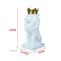 Gambar Patung Singa Mahkota Bahan Resin Untuk Dekorasi Meja Ruang Tamu dari ChelOne undefined 5 Tokopedia