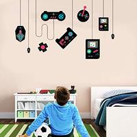 Gambar Game Wall Decals Gaming Controller Joystick Video Wall Stickers(Game dari Home and Kitchen USA undefined 5 Tokopedia