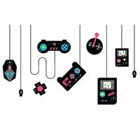 Gambar Game Wall Decals Gaming Controller Joystick Video Wall Stickers(Game dari Home and Kitchen USA undefined 3 Tokopedia