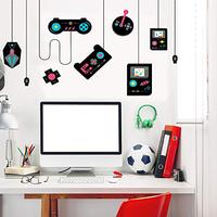 Gambar Game Wall Decals Gaming Controller Joystick Video Wall Stickers(Game dari Home and Kitchen USA undefined 4 Tokopedia