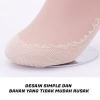 Gambar KAOS KAKI STOCKING WANITA DEWASA IMPORT STOCKING PENDEK PEREMPUAN - STKB-2 BLACK dari Maisha aksesoriss undefined 1 Tokopedia