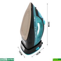 Gambar New Setrika Uap Pakaian Rumah Tangga Mesin Setrika Listrik Genggam - Hijau, EU dari Sam InotJKT undefined 5 Tokopedia