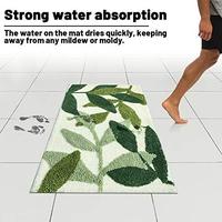 Gambar Throw Bathroom Rugs and Mats 20'x32' Green Bath Rug Non Slip dari Home and Kitchen USA undefined 3 Tokopedia