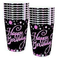 Gambar Happy 60th Birthday Party Supplies Set for Women - 16 Guests dari Home and Kitchen USA undefined 4 Tokopedia