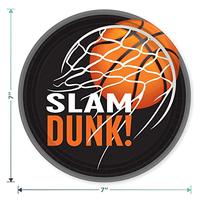 Gambar Basketball Party Supplies - Nothin But Net Slam Dunk Paper Dessert dari Home and Kitchen USA undefined 4 Tokopedia